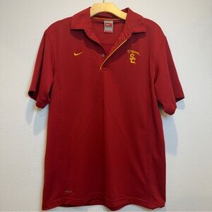 Nike USC Men’s Polo Short Sleeve Shirt Size Medium